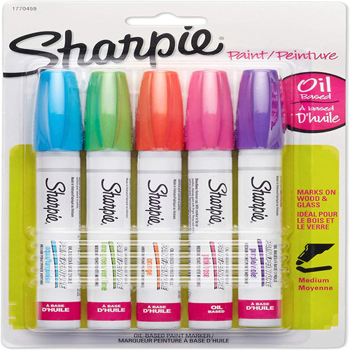 Sharpie 6010243-XCP6 Paint Marker Assorted Medium Tip - pack of 6