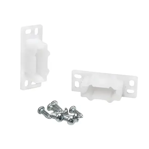 Knape & Vogt 1123-101P Rear Mounting Bracket 6" L Plastic 3/4 Extension Powder Coated