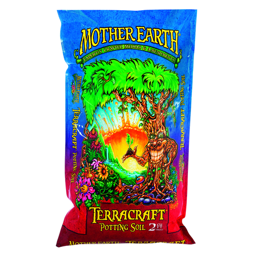 Mother Earth HGC714901 Terracraft HGC714901 Potting Soil, Solid, Light Brown, 2 cu-ft Package, Pallet