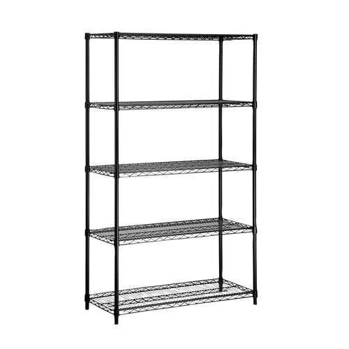 HoneyCanDo 5033545 Shelving Unit 72" H X 36" W X 14" D Steel Black