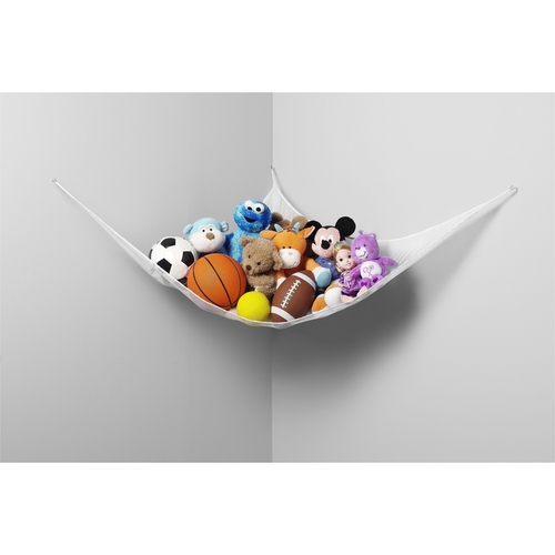 Whitmor 6256413 Toy Net .05" H X 76.75" W X 40" L Fabric White