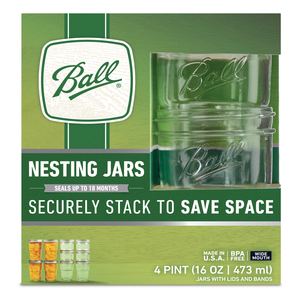 Ball Wide Mouth Canning Jar 4 Pkg Pint