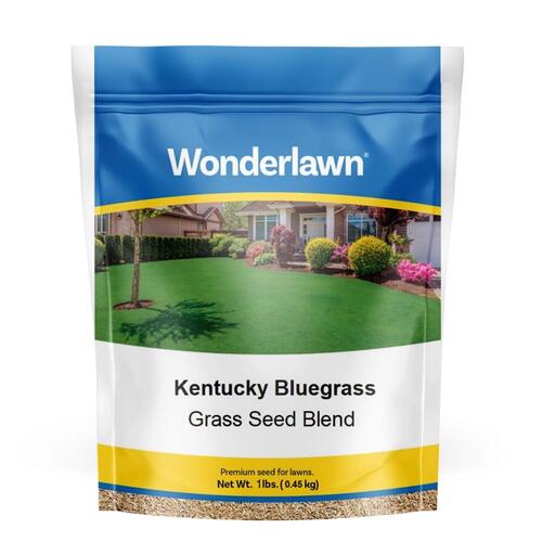 Wonderlawn WLKBG1LB Grass Seed Kentucky Bluegrass Full Sun 1 lb