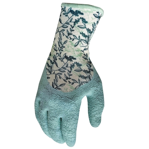 Digz 75382-26 Gardening Gloves Latex Coated Garden Gloves L Latex Coated  Stretch FIt Blue Blue