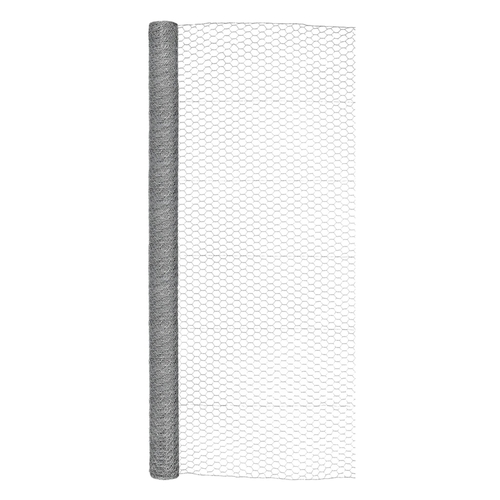 Garden Craft 167250 Poultry Netting 72" H X 50 ft. L 20 Ga. Silver Silver