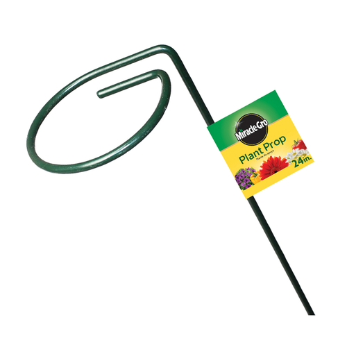 MiracleGro SMG12101W Plant Stake Plant Prop 24" H Green Metal Green