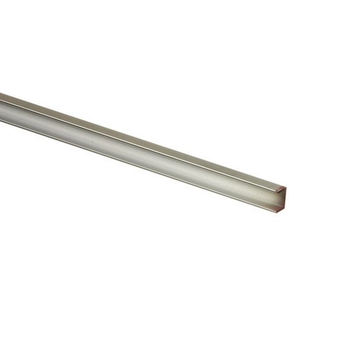 Boltmaster 11865 U Channel 1/16" X 1/2" W X 72" L Mill Aluminum Mill