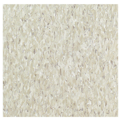 Armstrong 51836-031 Floor Tile 12" W X 12" L Excelon Imperial Texture Shelter White / Gray Vinyl 45 sq f Shelter White / Gray