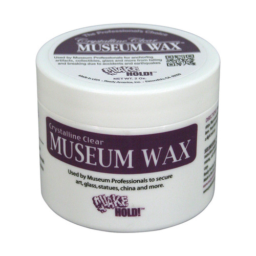 Quake Hold 66111 Museum Wax Ready America Mirror Clear Removable 2 oz Mirror