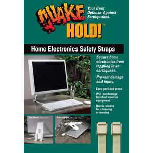 Quake Hold 5165659 Computer Strap Gray Gray