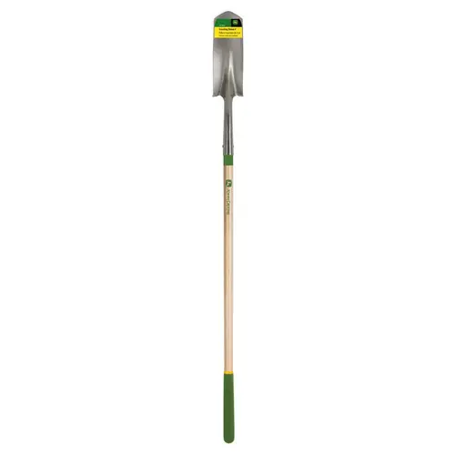 Shovel 58.5" Steel Trenching Wood Handle Green