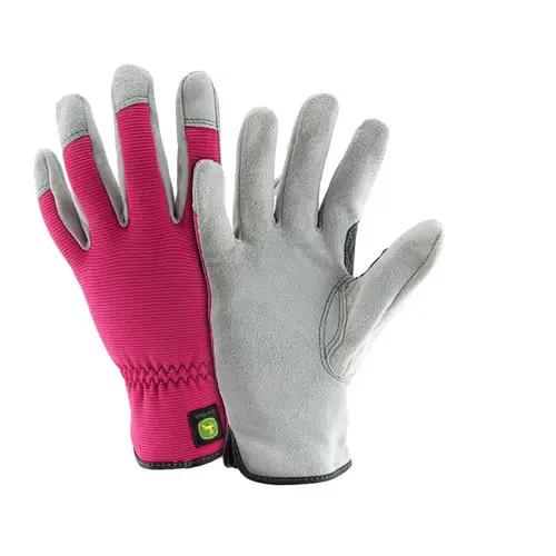 Work Gloves John Deere Women's Performance/Hi-Dexterity Pink S/M Pink