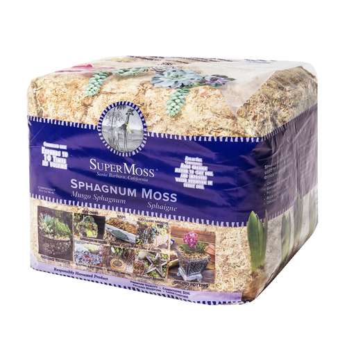 SuperMoss 22325 Sphagnum Moss 1.1 lb. 12 pk