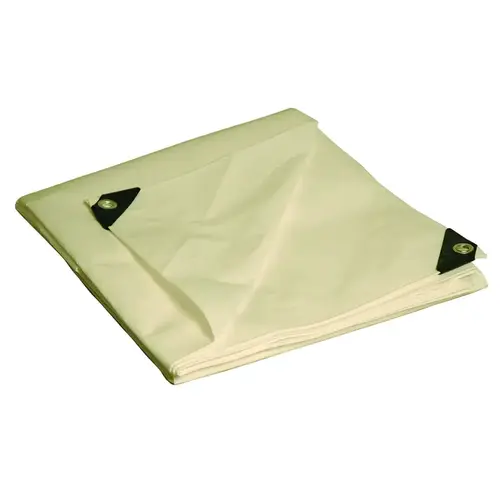 Tarp . Dry Top 10 ft. W X 15 ft. L Heavy Duty Polyethylene White White