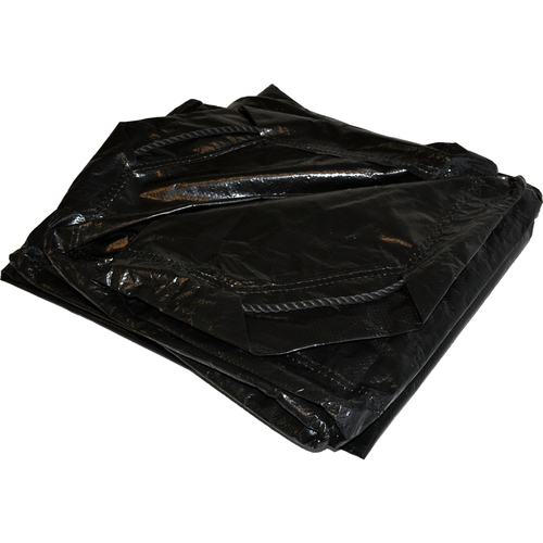 Foremost Tarp Co. 50066 Tarp . Dry Top 6 ft. W X 6 ft. L Heavy Duty Polyethylene Black Black