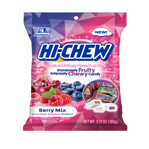 Chewy Candy Hi-Chew Berrys Mix 3.17 oz - pack of 6