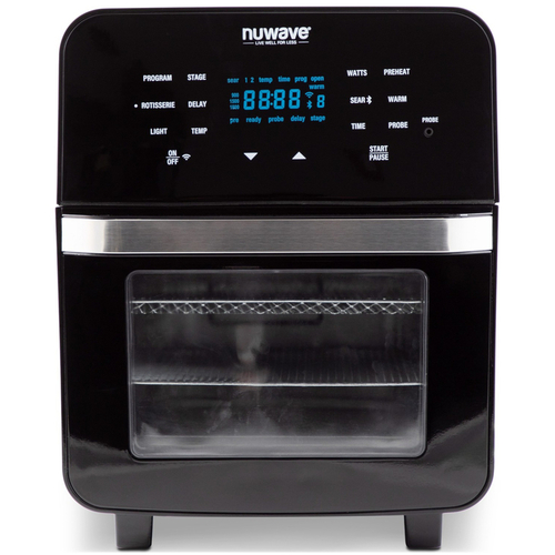 NuWave 38001 Digital Air Fryer Black 14 qt Programmable Black