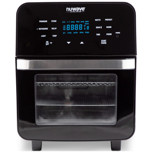 Digital Air Fryer Black 14 qt Programmable Black