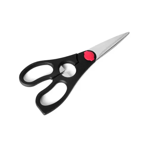 Shears 4" L Carbon Steel Kitchen 1 pc Black