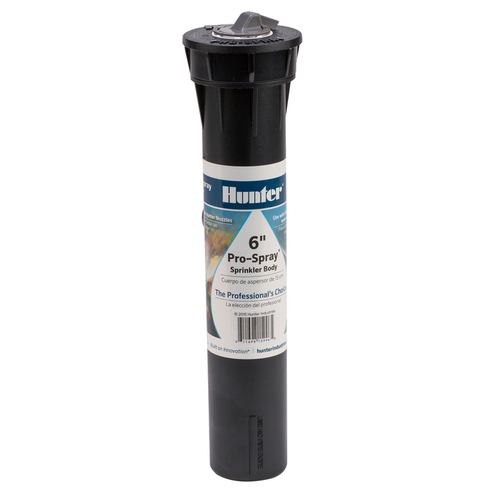 Hunter PROS06 Pop-Up Sprinkler Pro-Spray 6" H Adjustable Black