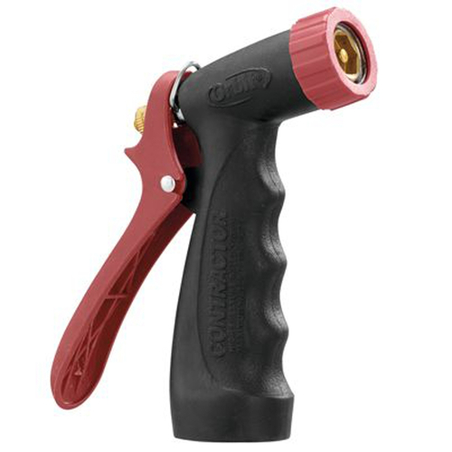 Pistol Nozzle Adjustable Jet Stream Zinc Black/Red