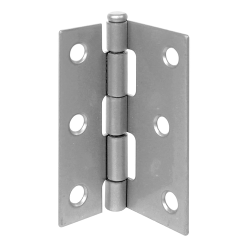 Screen Door Hinge 3" L Silver Silver Pair