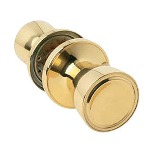 Passage Lockset Polished Brass 1-3/4" Polished Brass