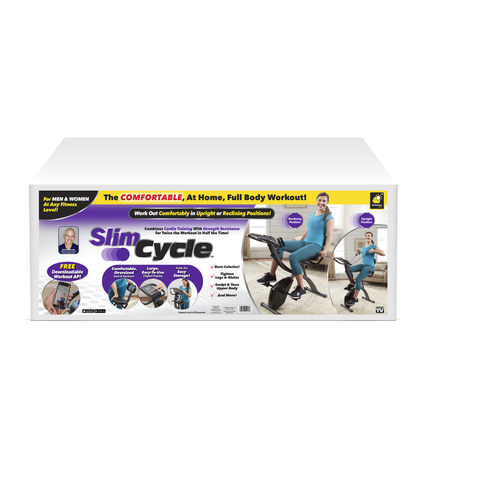 Fitness Bike Slim Cycle 2-in-1 Black