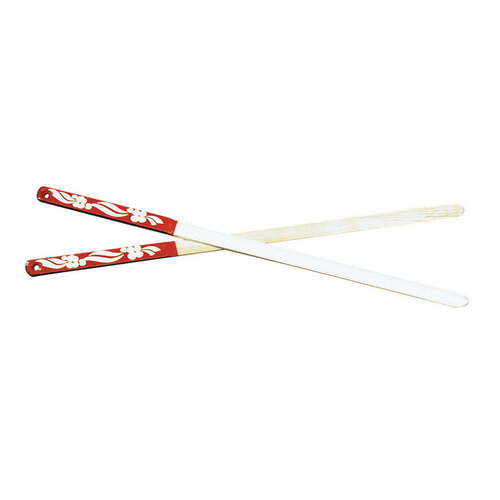 Bethany 070 Lefse Turning Stick Silver Wood Polished