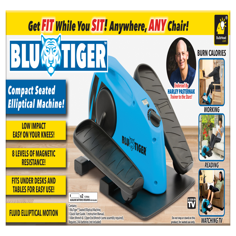 As Seen On TV hotsell BluTiger Seated Elliptical Machine