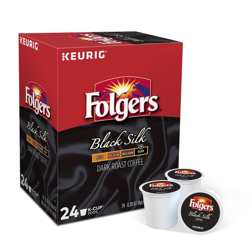 Keurig 5000363989 Coffee K-Cups Folgers Black Silk