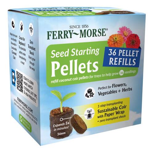 Ferry-Morse PREFILL36 Seed Starter Coir Pellets  Brown