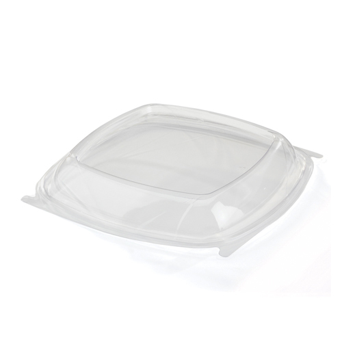 LID 9X9 SQUARE DOME PET CLEAR