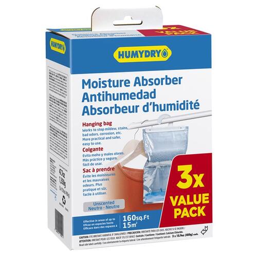 Humydry USA40500C6-XCP6 Hanging Moisture Absorber each Hanging Moisture Absorber 15.9 oz - pack of 6