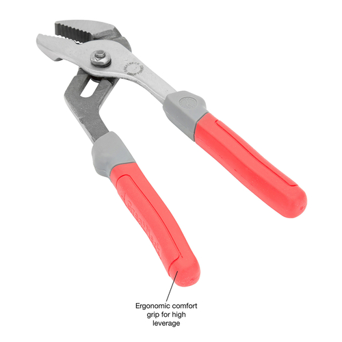 Groove Joint Pliers 6.5" Drop Forged Steel Red