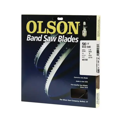 Band Saw Blade 56.1" L X 0.3" W Carbon Steel 14 TPI Hook teeth