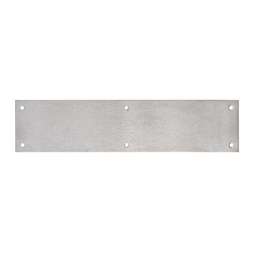 Tell DT100072 Push Plate 3-1/2" H X 15" L Brushed Stainless Steel Stainless Steel Brushed Stainless Steel