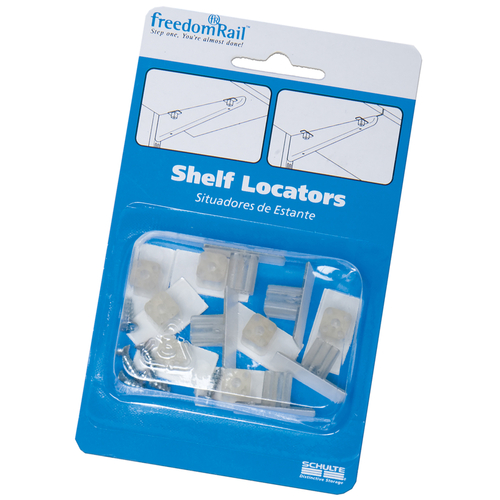 Organized Living 7913916840XCP12 Shelf Locators Freedom Rail Small