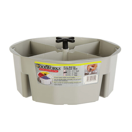 Bucket Tray 10.5" Black Black