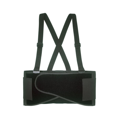 Back Support Belt, XL, Fits to Waist Size: 46 to 56 in Black