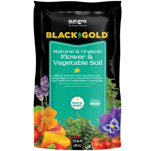 Garden Soil Organic Flower and Vegetable 1.5 cu ft