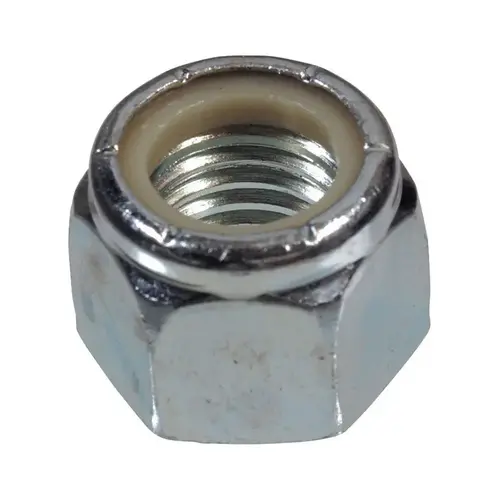 Nylon Lock Nut M6-1.00 mm Zinc-Plated Steel Metric Zinc-Plated