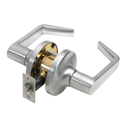 Passage Lockset Cortland Satin Chrome 2" Satin Chrome