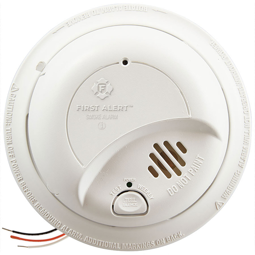 BRK 9120B-12ST Smoke/Fire Detector Hard-Wired w/Battery Back-up Ionization