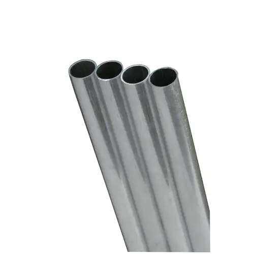 K&S 87123 Stainless Steel Tube 1/2" D X 1 ft. L