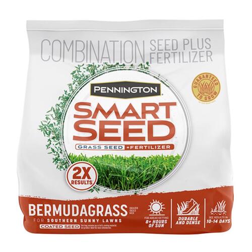 Pennington 100543734 Grass Seed and Fertilizer Smart Seed Bermuda Grass
