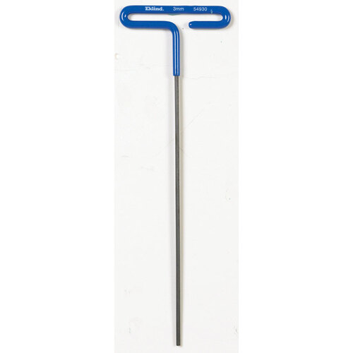 Eklind 54930 Hex Key 3 mm Metric T-Handle Blue