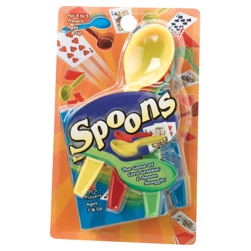 Spoons Card Game Multicolored Multicolored