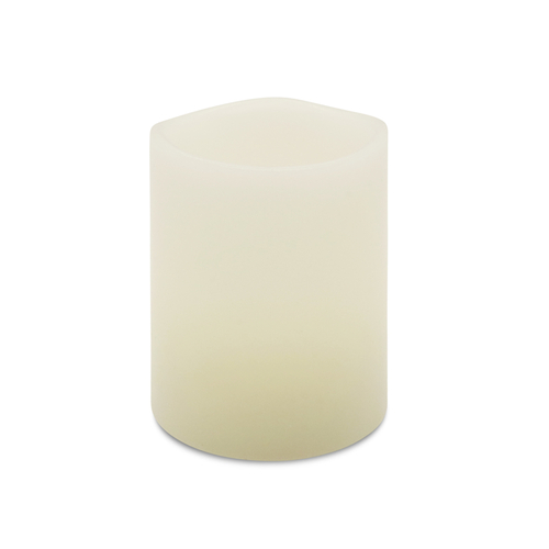 Matchless 40457 Flameless Flickering Candle Darice Ivory Vanilla Honey Scent Pillar 2.5" H X 2" D Ivory