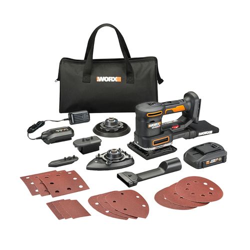 Worx WX820L MultiSander Sandeck 5in1 20 V Cordless Kit (Battery